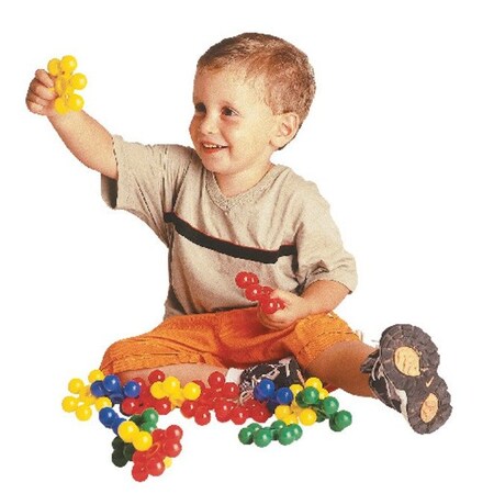 Childcraft Toddler Manipulative Star Builders, Assorted Colors, Set of 30 PK 824009-30